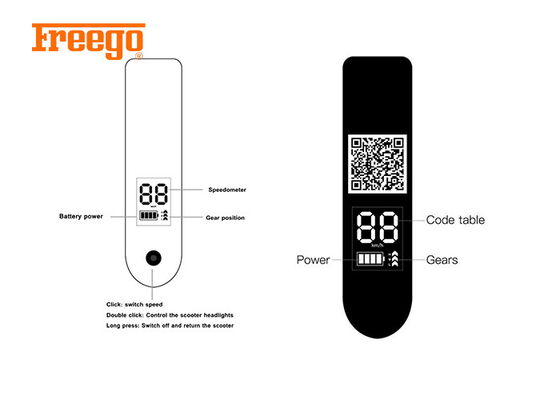 350W الكبار أجزاء سكوتر مع 2g 3g 4g IOT وحدة التطبيق التي تسيطر عليها